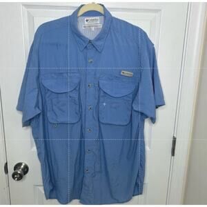Columbia Sport Fishing Hiking Shirt Size Large vented